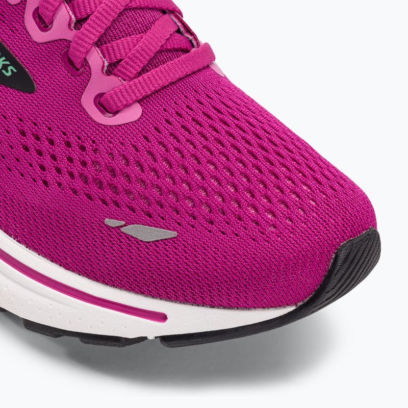 Brooks Ghost 15 moteriški bėgimo bateliai pink/festival fuchsia/black 7