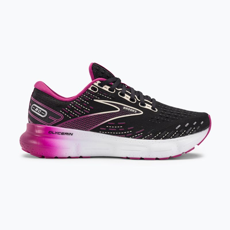 Moteriški bėgimo batai Brooks Glycerin 20 black/fuchsia/linen 2