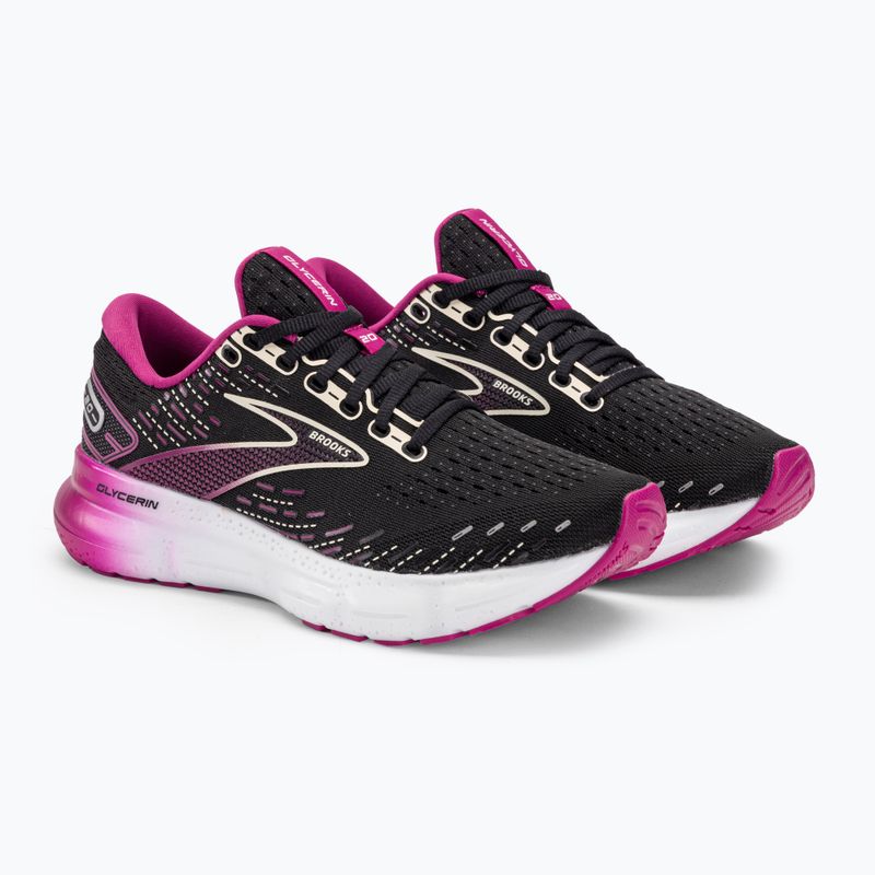 Moteriški bėgimo batai Brooks Glycerin 20 black/fuchsia/linen 6