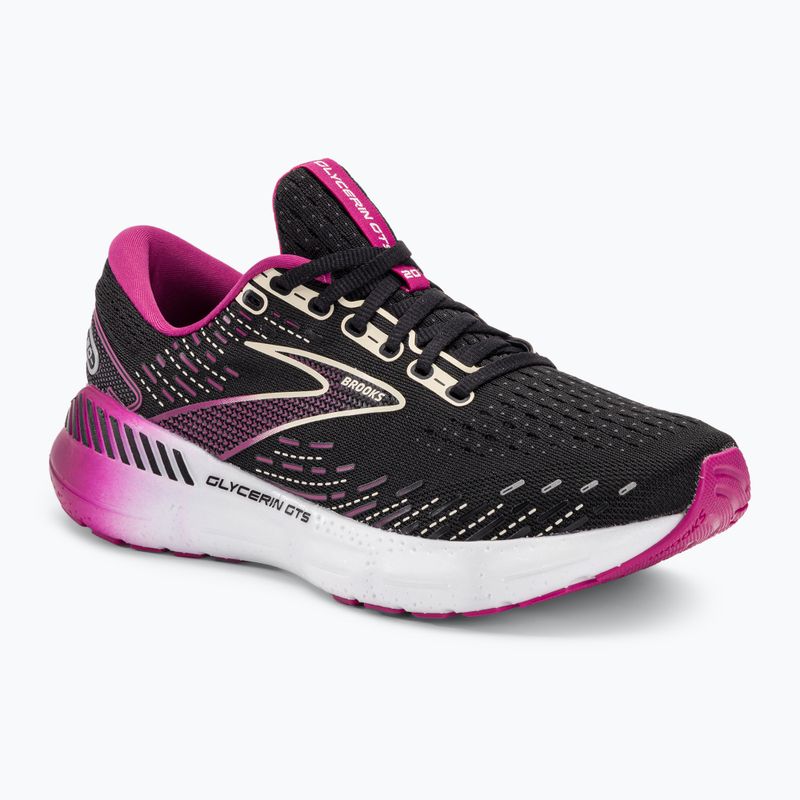 Moteriški bėgimo batai Brooks Glycerin GTS 20 black/fuchsia/linen