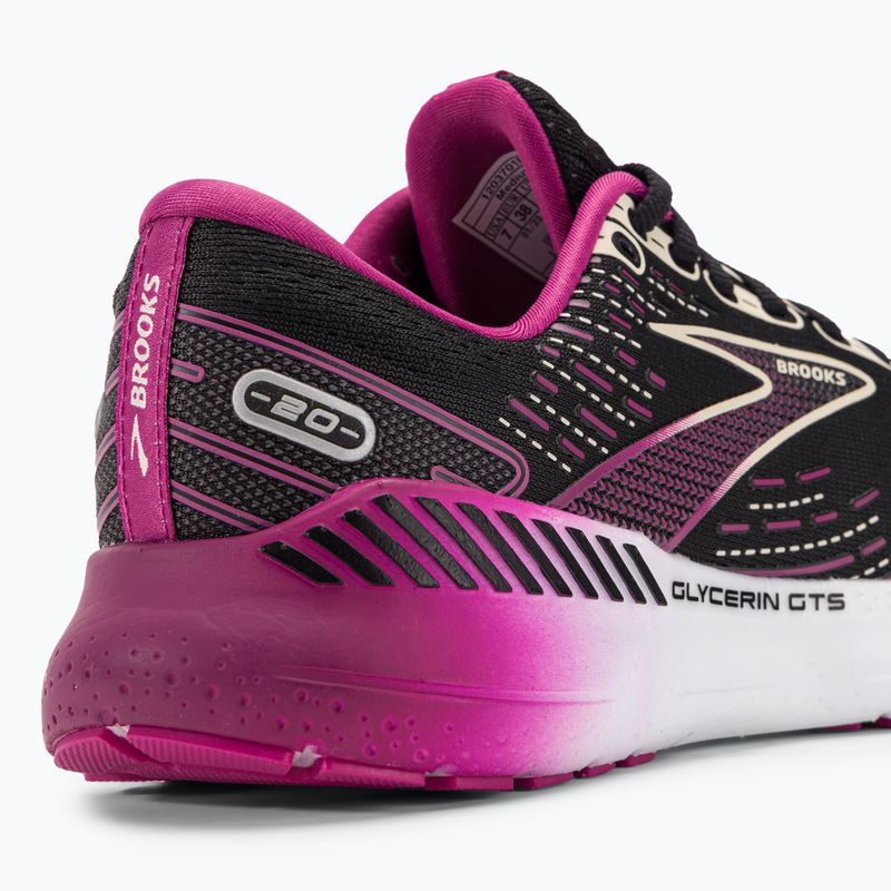 Moteriški bėgimo batai Brooks Glycerin GTS 20 black/fuchsia/linen 11