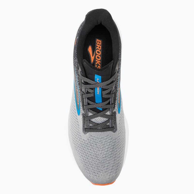 Brooks Launch 10 vyrų bėgimo bateliai juoda/atomiškai mėlyna/skarletinė ibis 7