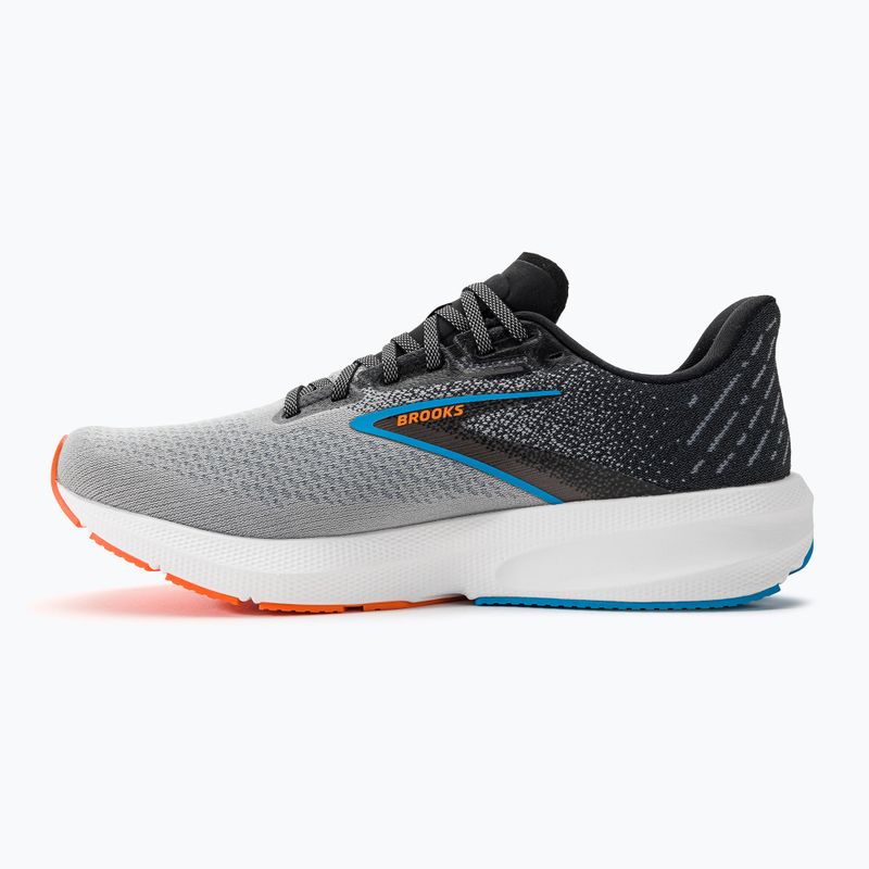 Brooks Launch 10 vyrų bėgimo bateliai juoda/atomiškai mėlyna/skarletinė ibis 3