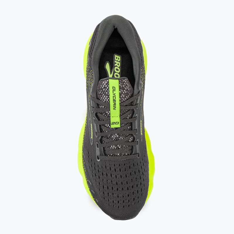 Vyriški bėgimo batai Brooks Glycerin 20 black/blackened pear/white 5