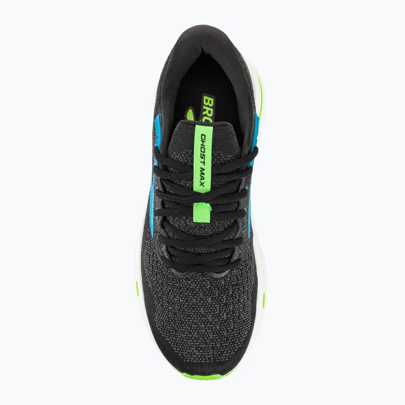 Vyriški bėgimo bateliai Brooks Ghost Max black/atomic blue/jasmine 7