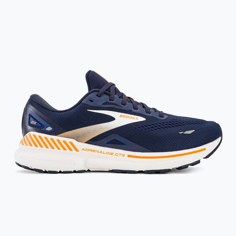 Vyriški bėgimo bateliai Brooks Adrenaline GTS 23 peacoat/ultramarina/orange 3