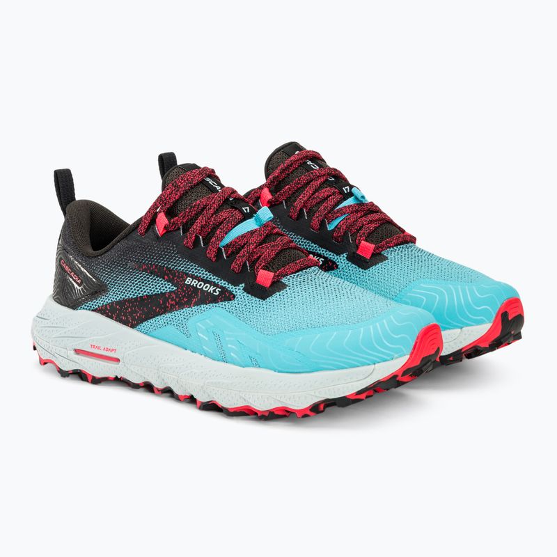 Moteriški bėgimo batai Brooks Cascadia 17 bluefish/black/diva pink 5