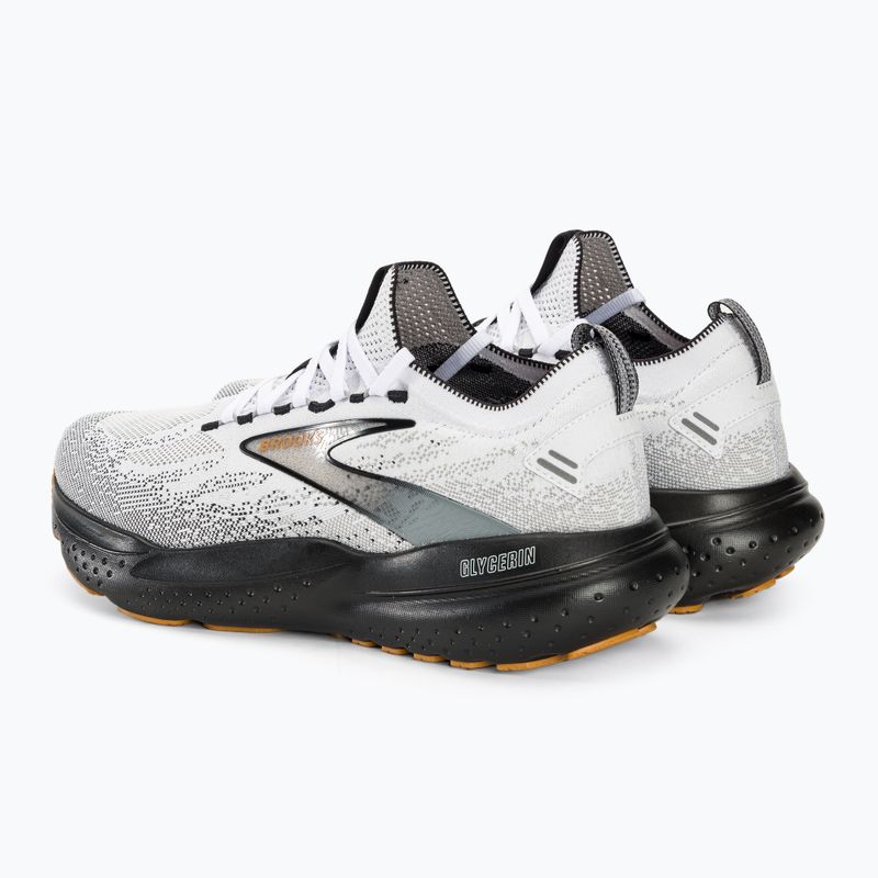 Vyriški bėgimo bateliai Brooks Glycerin StealthFit 21 white/grey/black 4