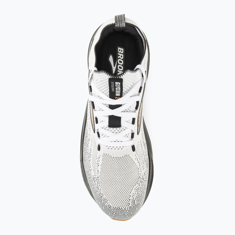 Vyriški bėgimo bateliai Brooks Glycerin StealthFit 21 white/grey/black 7