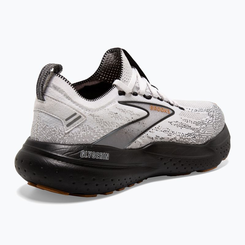 Vyriški bėgimo bateliai Brooks Glycerin StealthFit 21 white/grey/black 10