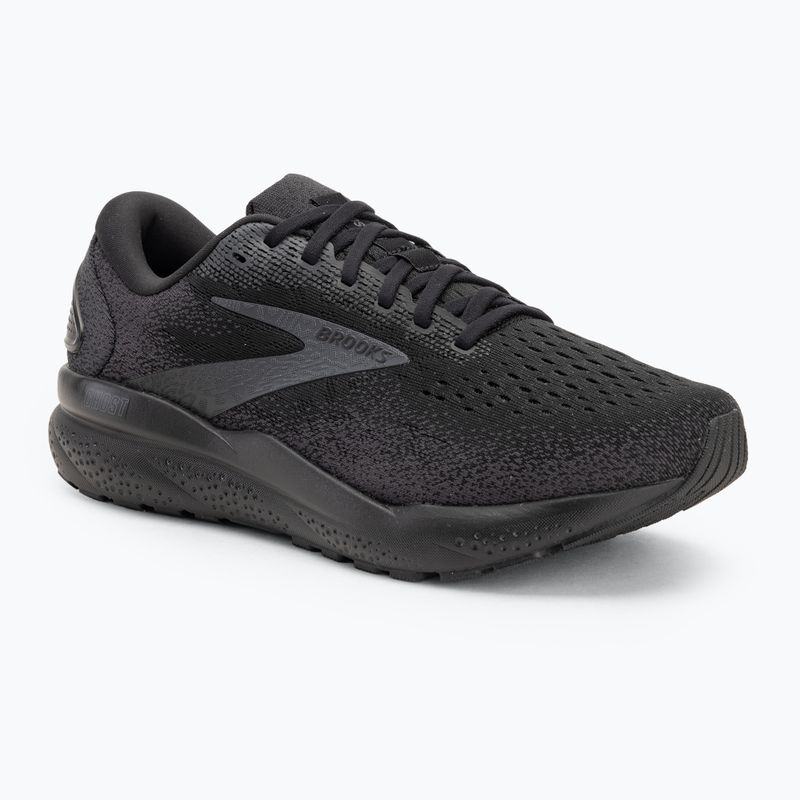 Vyriški bėgimo batai Brooks Ghost 16 wide fit black/black/ebony