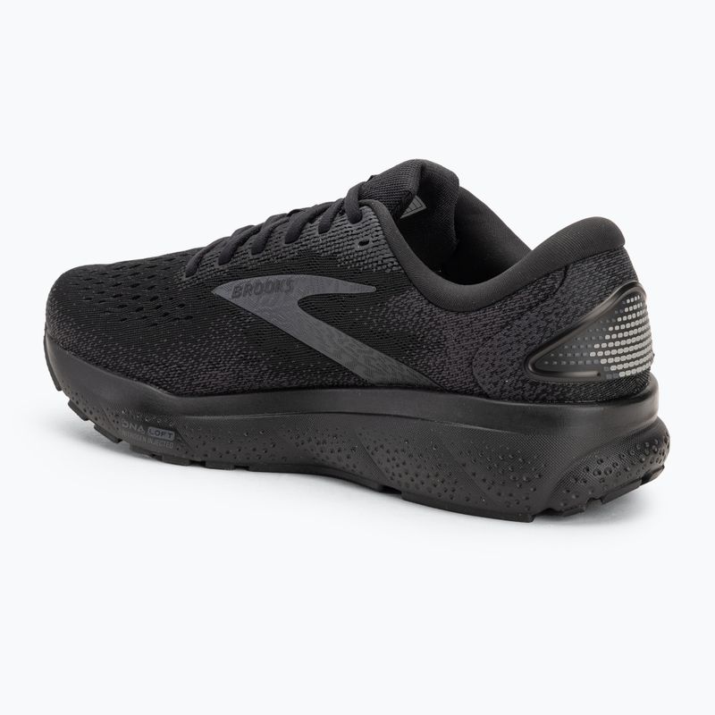 Vyriški bėgimo batai Brooks Ghost 16 wide fit black/black/ebony 3