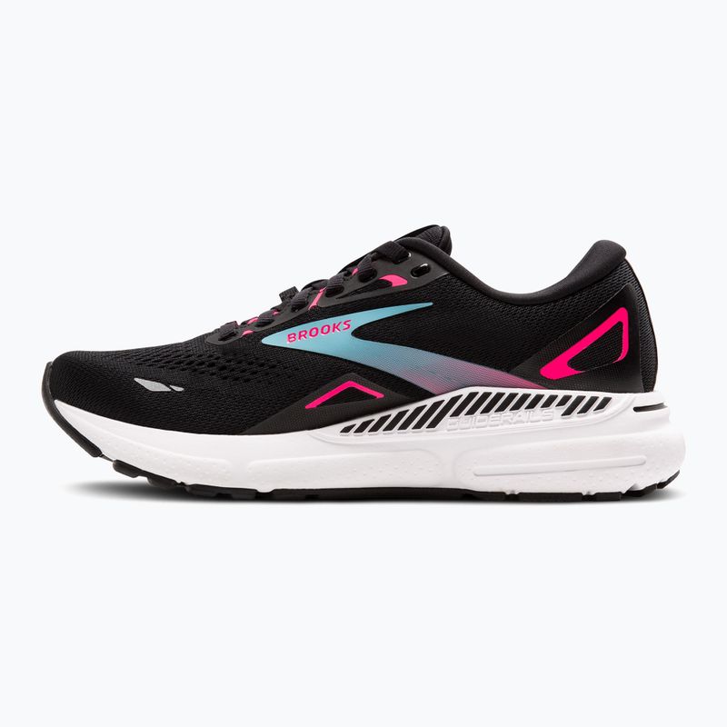 Moteriški bėgimo bateliai Brooks Adrenaline GTS 23 GTX black/knockout pink/aqua 10