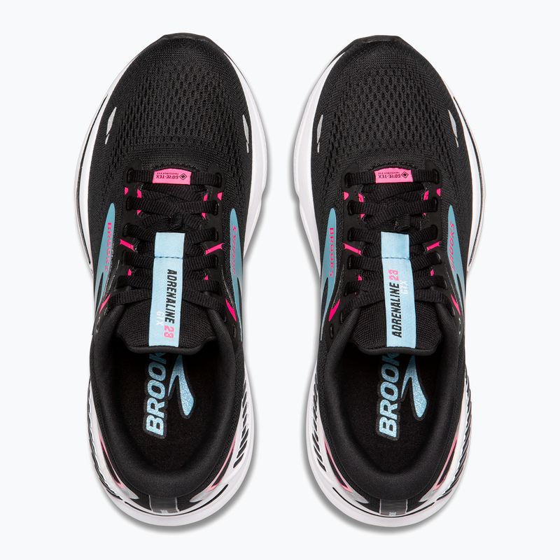 Moteriški bėgimo bateliai Brooks Adrenaline GTS 23 GTX black/knockout pink/aqua 14