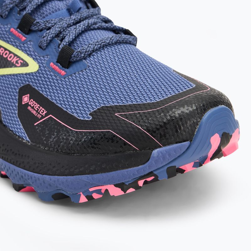 Moteriški bėgimo batai Brooks Cascadia 18 GTX grey blue/black/pink 7