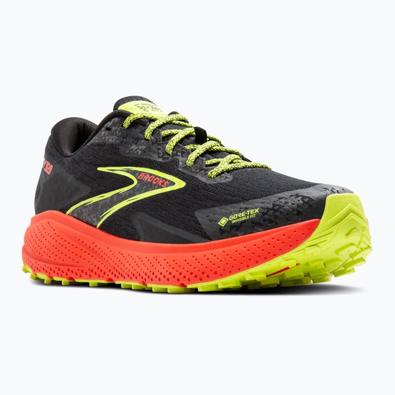 Vyriški bėgimo bateliai Brooks Divide 5 GTX black/cherry/lime 8