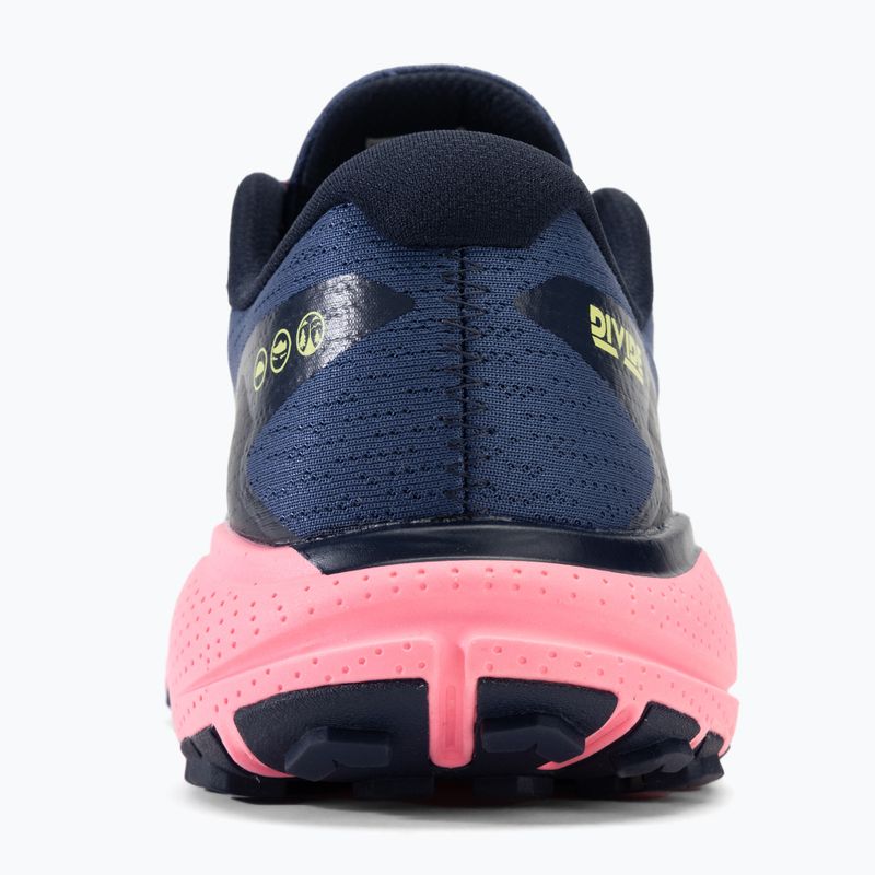 Moteriški bėgimo bateliai Brooks Divide 5 grey blue/pink/lime 6