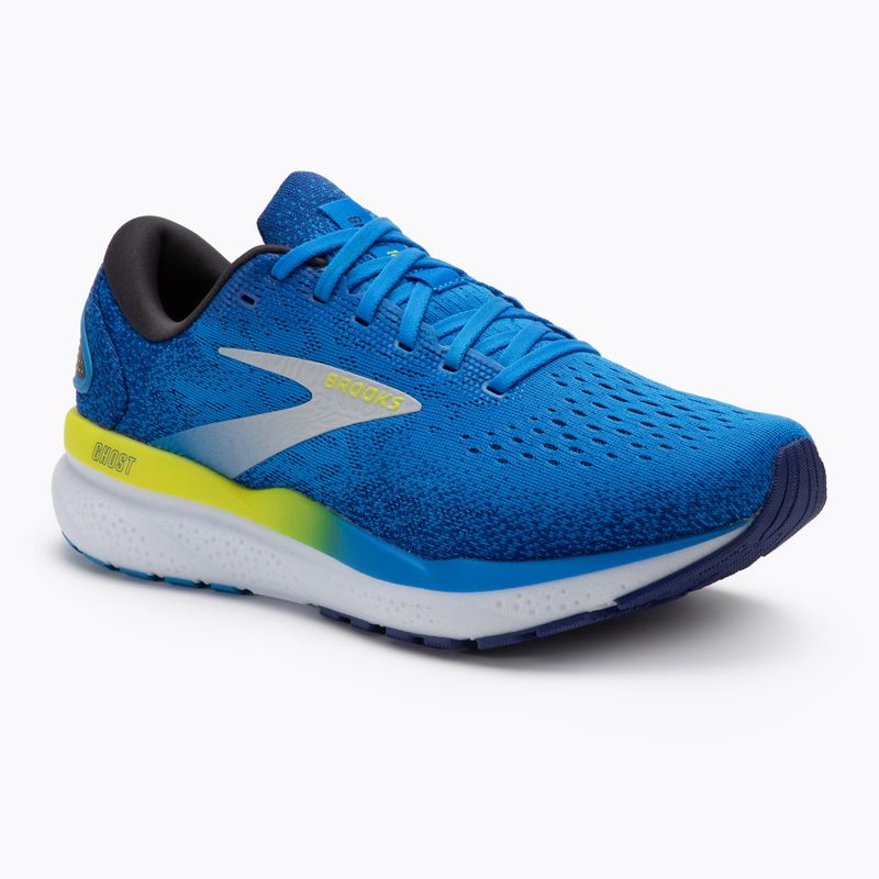 Vyriški bėgimo bateliai Brooks Ghost 16 electric blue/navy/lemon