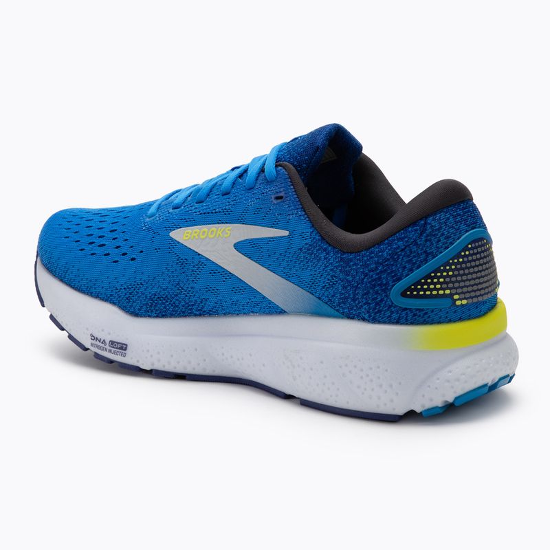 Vyriški bėgimo bateliai Brooks Ghost 16 electric blue/navy/lemon 3