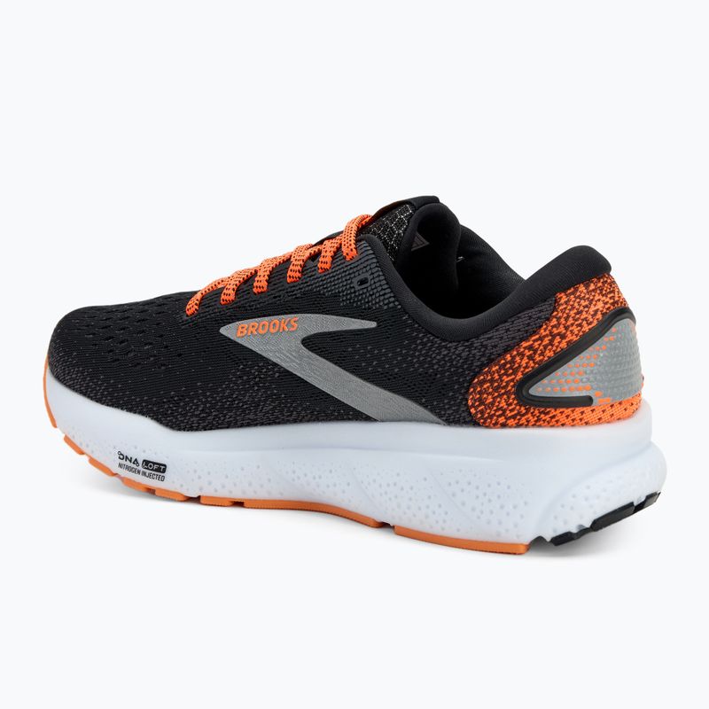 Moteriški bėgimo bateliai Brooks Ghost 16 black/orange/white 2