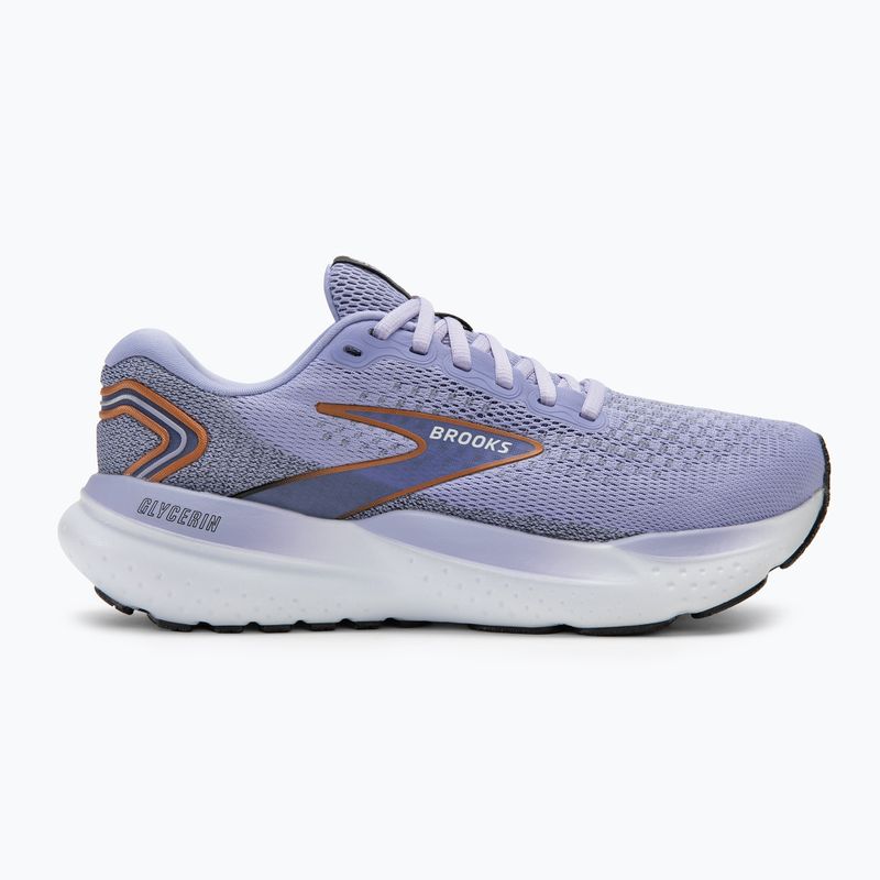 Moteriški bėgimo bateliai Brooks Glycerin 21 lavender/black/copper 2