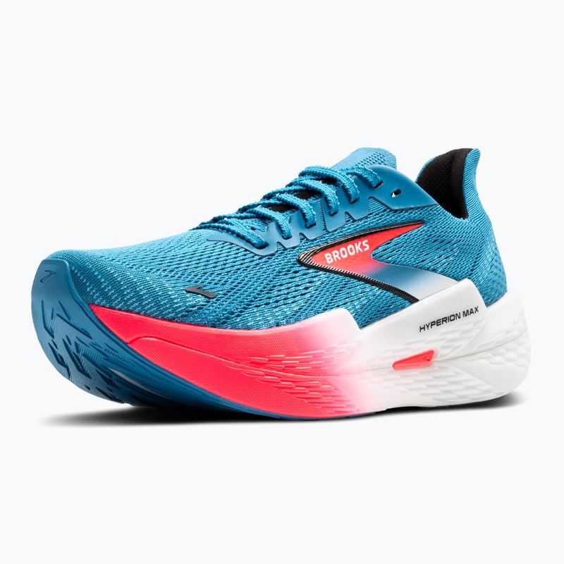 Vyriški bėgimo bateliai Brooks Hyperion Max 2 crystal seas/diva pink/black 12