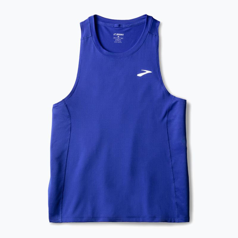 Vyriškas bėgimo tank topas Brooks Atmosphere Singlet 3.0 neo blue 6