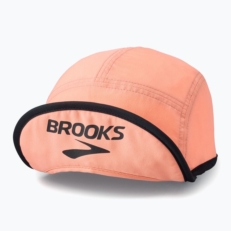 Kepuraitė su snapeliu Brooks Lightweight Packable 2.0 neo ember/black 2