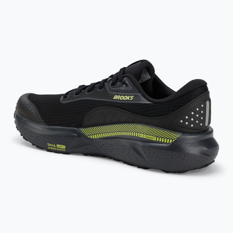 Vyriški bėgimo batai Brooks Adrenaline GTS 24 Weatherized black/ebony/new yellow 3