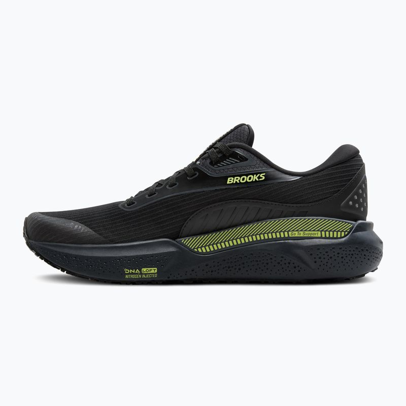 Vyriški bėgimo batai Brooks Adrenaline GTS 24 Weatherized black/ebony/new yellow 10