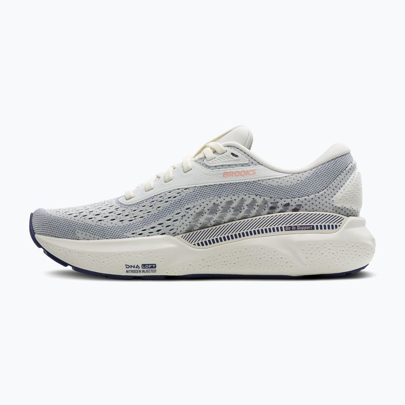 Moteriški bėgimo batai Brooks Adrenaline GTS 24 grey/blue ribbon/peach 10