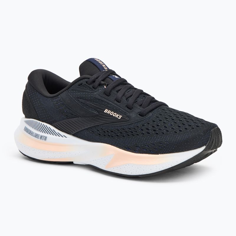 Moteriški bėgimo batai Brooks Adrenaline GTS 24 black/peach/peacoat