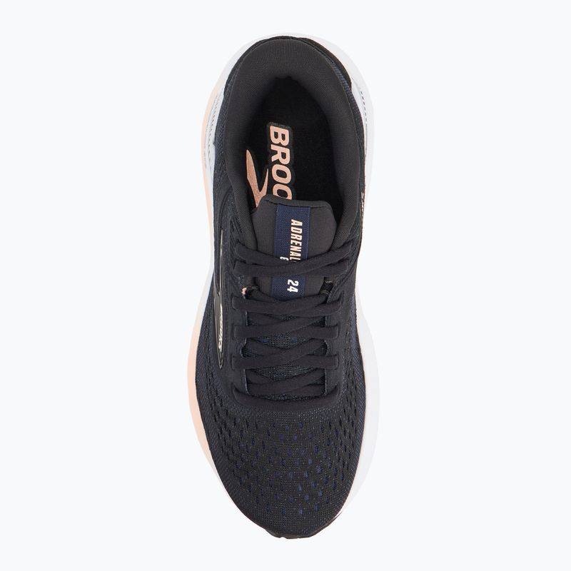 Moteriški bėgimo batai Brooks Adrenaline GTS 24 black/peach/peacoat 5