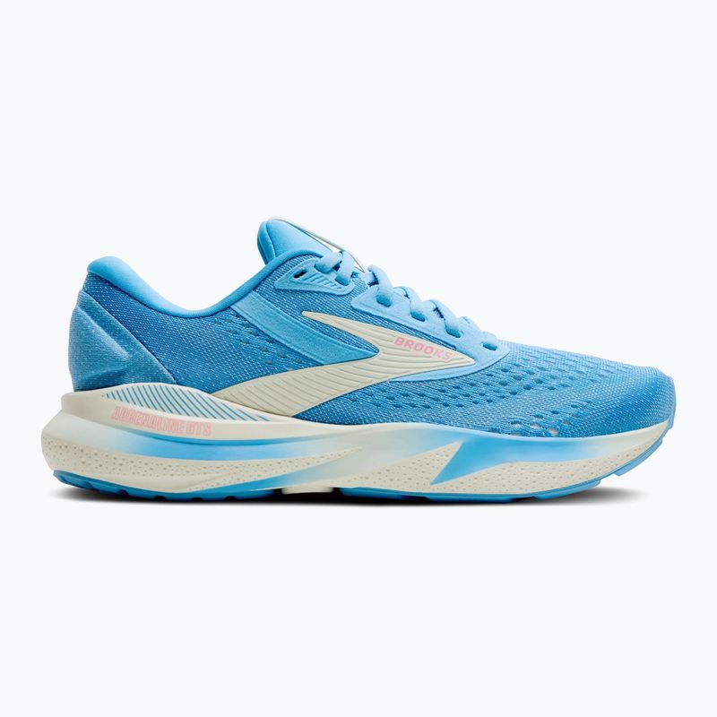 Moteriški bėgimo batai Brooks Adrenaline GTS 24 bonnie blue/grey/pink 9