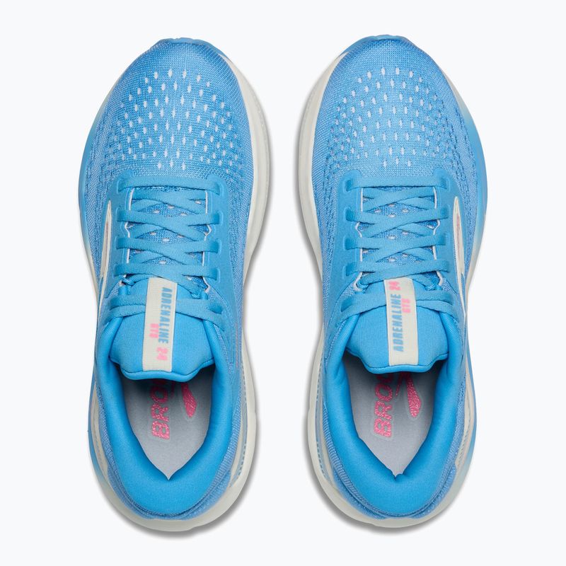 Moteriški bėgimo batai Brooks Adrenaline GTS 24 bonnie blue/grey/pink 12