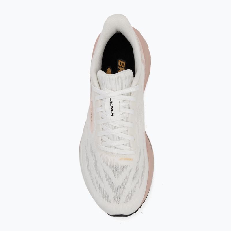 Moteriški bėgimo batai Brooks Launch 11 white/gold/pink 5