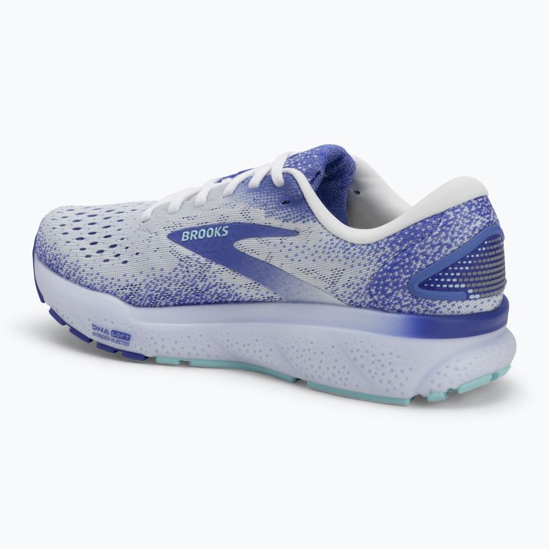 Moteriški bėgimo batai Brooks Ghost 16 white/amparo blue/limpet shell 3