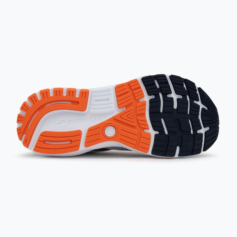 Vyriški bėgimo batai Brooks Ghost 16 white/peacoat/orange 4