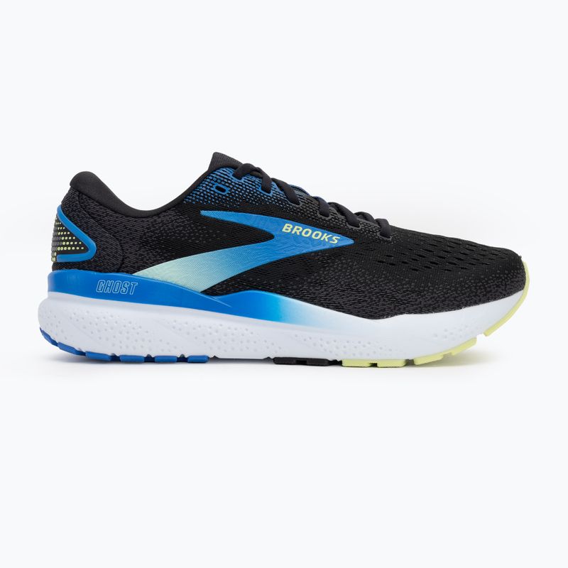 Vyriški bėgimo batai Brooks Ghost 16 black/cobalt/neo yellow 2