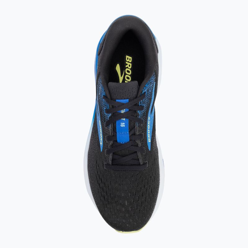 Vyriški bėgimo batai Brooks Ghost 16 black/cobalt/neo yellow 5