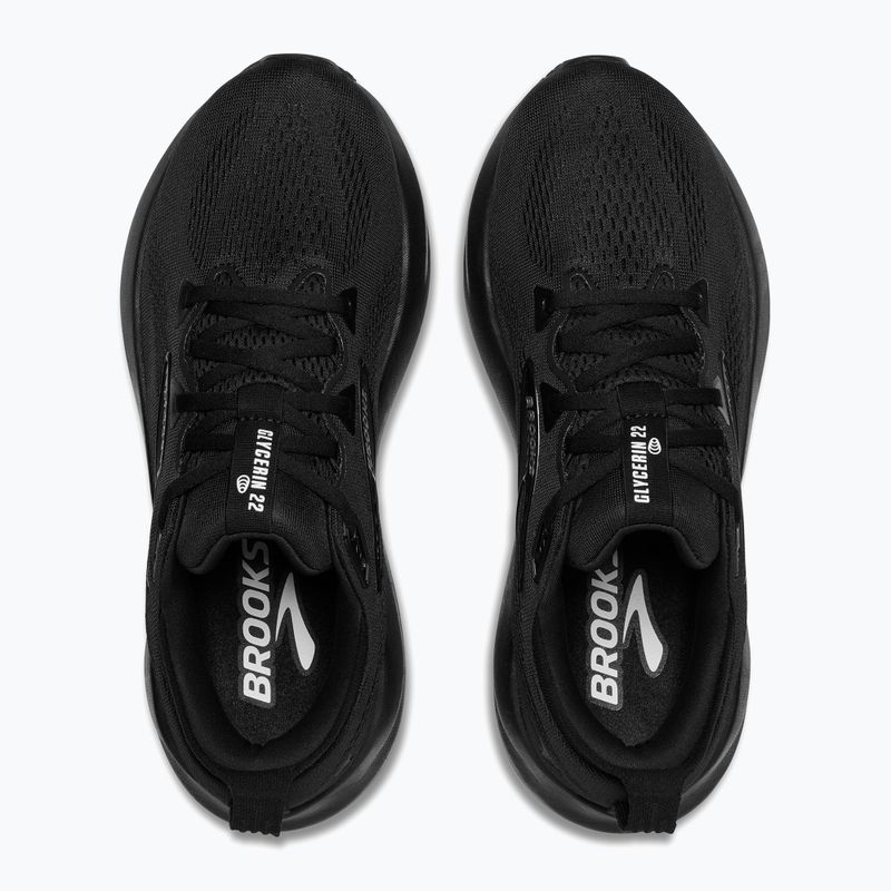 Vyriški bėgimo batai Brooks Glycerin 22 black/black/ebony 10