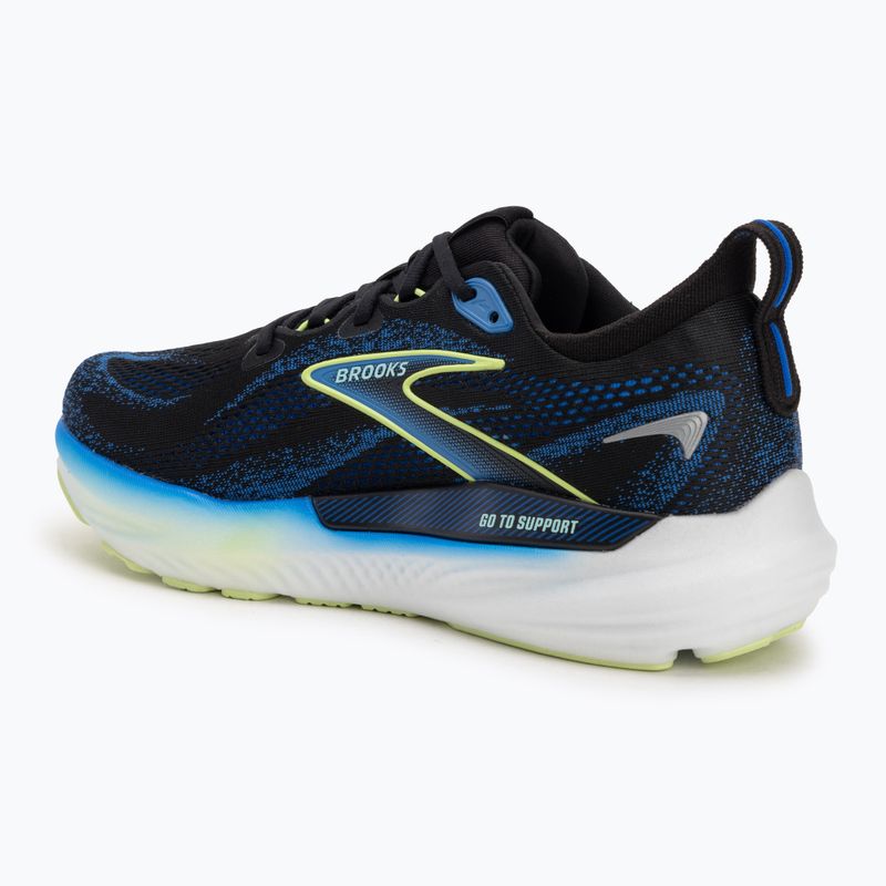 Vyriški bėgimo batai Brooks Glycerin GTS 22 black/cobalt/neo yellow 3