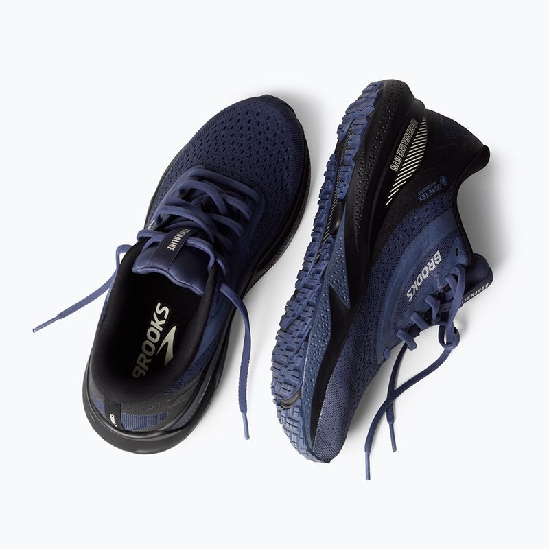 Vyriški bėgimo batai Brooks Adrenaline GTS 24 GTX black/nighthadow/coconut 15