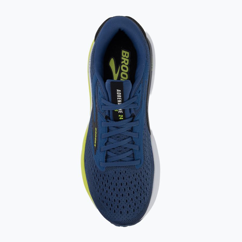 Vyriški bėgimo batai  Brooks Adrenaline GTS 24 navy peony/black/acid lime 5