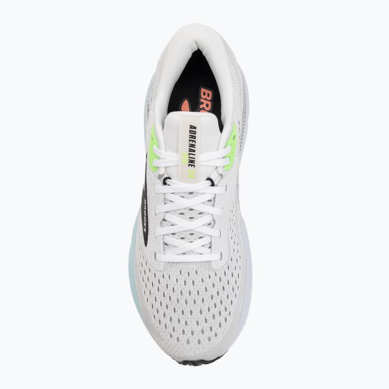 Vyriški bėgimo bateliai Brooks Adrenaline GTS 24 white/gecko/atomizer 5