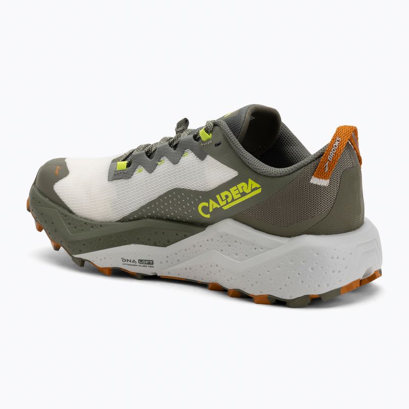 Vyriški bėgimo bateliai Brooks Caldera 8 dusty olive/lime/oyster 3