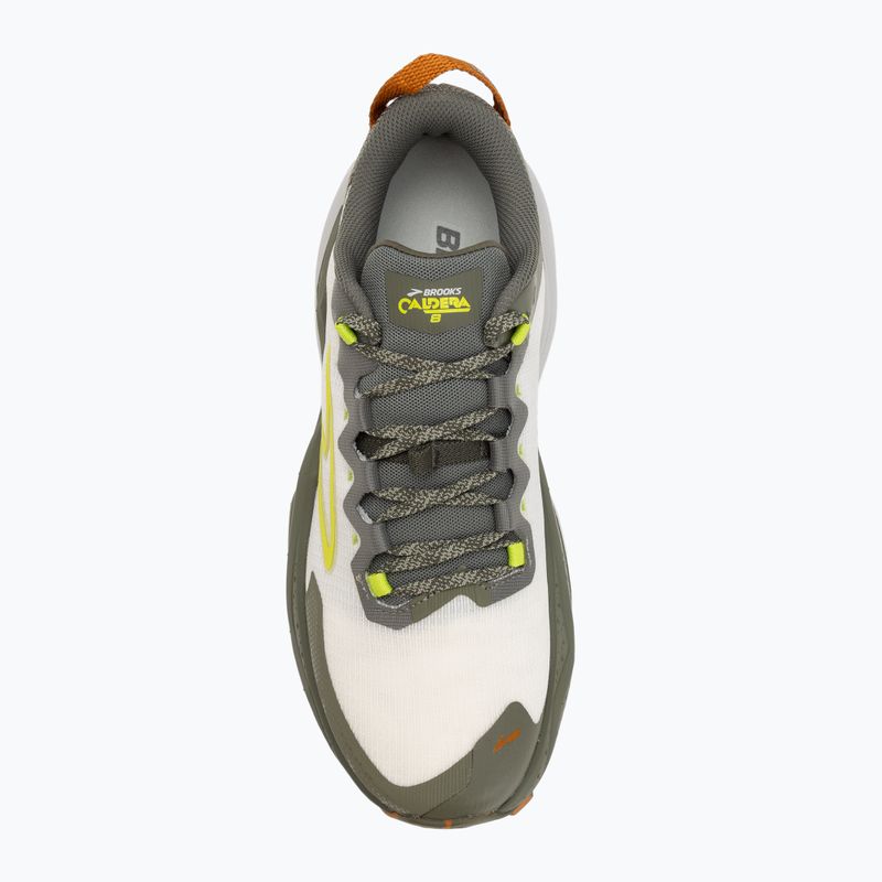 Vyriški bėgimo bateliai Brooks Caldera 8 dusty olive/lime/oyster 5