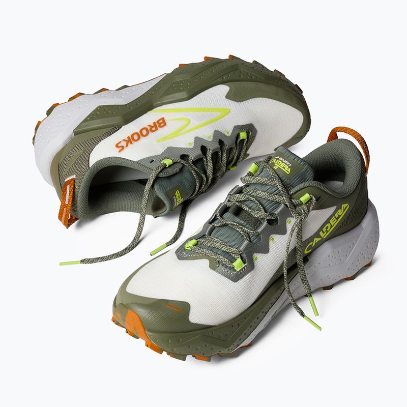 Vyriški bėgimo bateliai Brooks Caldera 8 dusty olive/lime/oyster 9