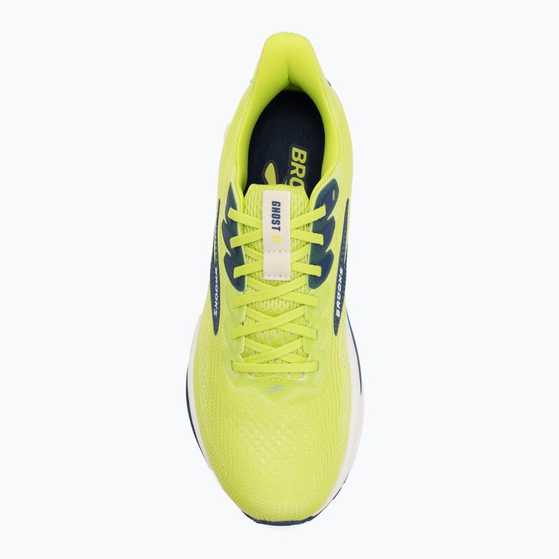Vyriški bėgimo batai Brooks Ghost 17 acid lime/navy/white 5