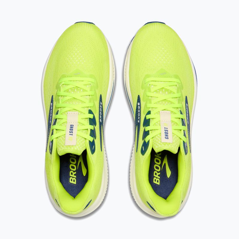 Vyriški bėgimo batai Brooks Ghost 17 acid lime/navy/white 8